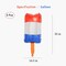 Latex Balloons Red, White & Blue Popsicle Foil Balloons – 3PCS Patriotic Balloons for 4th of July, Memorial Day, Election & USA-Themed Party Decorations